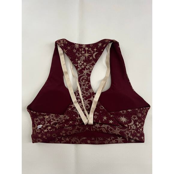 Fabletics Boost Medium Impact Sports Bra stardust gold Athleisure Workout - Picture 4 of 6